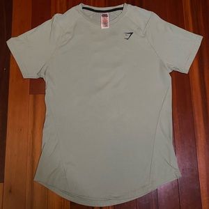 GYMSHARK Men’s **Light Green** Athletic Casual Tee